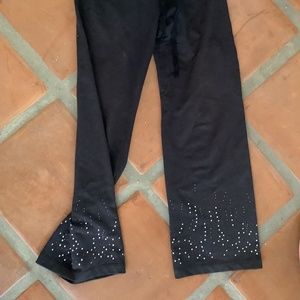 XCVI   Lovejoy Pants BEDAZZLED all the way around the legs.